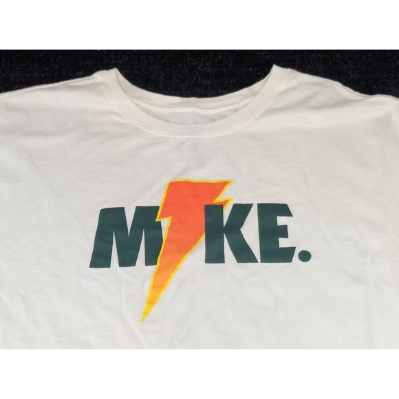 Jordan Mike Shirt Mens 2XL White Gatorade Graphic Crewneck Tee Basketball - Picture 1 of 7